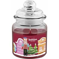 Žvakė, aromatinė Bolsius Nutcracker Get cosy, 32 h, raudona sp.