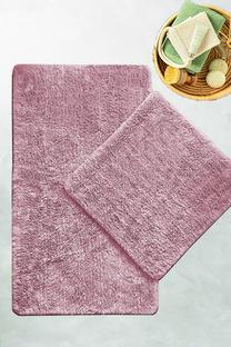 Комплект ковриков для ванны Foutastic Cotton Basic 510CHL1262, розовый цв., 100 см x 60 см