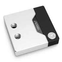 Vandens blokas EK Water Blocks EK-Quantum Velocity² D-RGB - 1200 Nickel + Satin Titanium, 9.45 cm, sidabro sp./juoda sp.