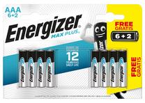 Baterijas Energizer EN2400B6+2MPLUS, AAA, 1.5 V