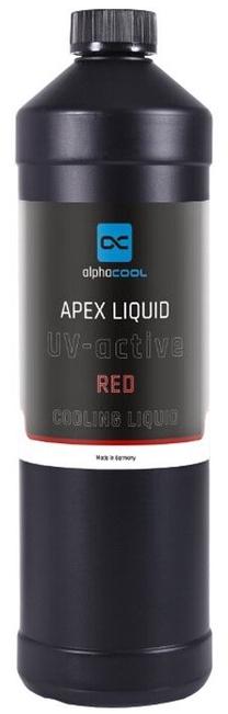 Aušinimo skystis Alphacool Alphacool Apex Liquid, UV-aktiv, Rot - 1l, 1 l, raudona sp.