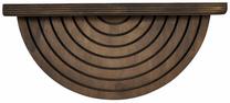 Sieninė lentyna Kalune Design Raf294, wenge sp., 16 cm x 31 cm x 9 cm