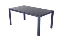 Lauko stalas Nero, juodas, 160 cm x 90 cm x 74 cm