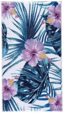 Коврик для ванной Foutastic Hibiscus 352CNF1141, многоцветный, 100 см x 57 см