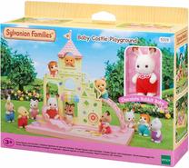Lėlių namas Sylvanian Families Žaidimų aikštelė – pilis su šokoladiniu triušiuku 5319, įvairių spalvų