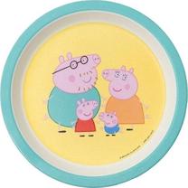 Lėkštutė Petit Jour Paris Peppa Pig, 18 cm, plastikas, įvairių spalvų