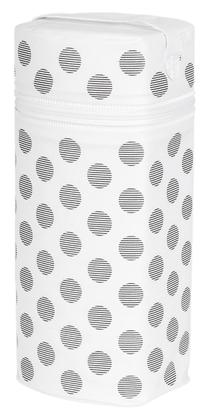 Термосумка Ceba Baby Jumbo Day & Night Polka Dots, белый цв./серый цв., 10 см x 25.5 см