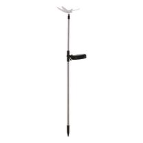Įsmeigiamas šviestuvas su saulės baterija Vagner SDH, 0.06W, IP44, juoda sp./nerūdijančiojo plieno sp.