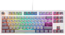 Vadu spēļu tastatūra Ducky One 3 TKL One 3 TKL Cherry MX Blue, EN/DE, balts krās./pelēka krās./gaiši pelēka krās.