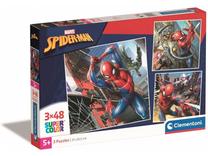 Puzle 3in1 Clementoni Spider-Man 25316, 20.5 cm x 21 cm, 144 gab., daudzkrāsaina