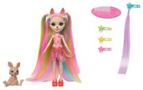 Кукла с аксессуарами Mattel Enchantimals Sunshine Beach Katrice Kangaroo, 15 см, многоцветный