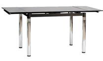 Stalas išskleidžiamas Modern GD018, juoda sp., 110 - 170 cm x 74 cm x 75 cm