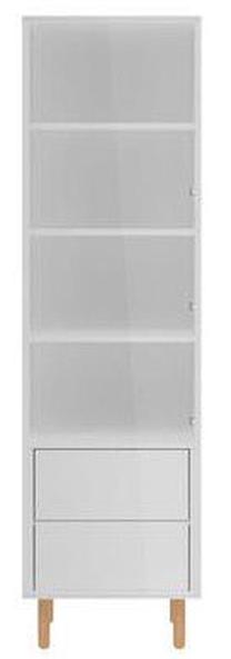 Vitrina Moko REG1W2S/18/5, pilka sp., 50 cm x 42 cm x 177 cm