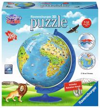 Dėlionė Ravensburger Globuss 180pcs, 20 cm x 20 cm, 180 vnt., įvairių spalvų