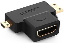 Adapteris Ugreen 20144 HDMI, HDMI Mini, juoda sp.