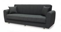 Sofa-lova Hanah Home Glory 3-Seat, tamsiai pilka sp., 75 x 210 cm x 80 cm