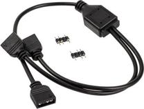 Кабель Kolink ARGB 1-2 Splitter PGW-AC-KOL-043 3-Pin ARGB (+5V/DATA/GND), 2 x 3-Pin ARGB (+5V/DATA/GND), 0.3 м, черный цв.
