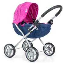 Коляска для кукол Milly Mally Dori Prestige 4749, синий цв./розовый цв.