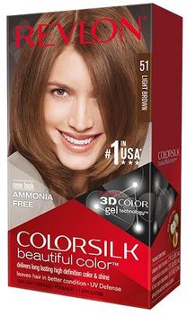 Matu krāsa Revlon Colorsilk Beautiful Color, brown light krās., Brown Light 51