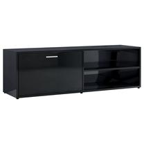 TV galds VLX, melna krās., 120 cm x 34 cm x 37 cm