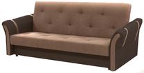 Sofa-lova Idzczak Meble Magda Muna 3/6, ruda sp., 222 x 95 cm x 90 cm