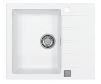Кухонная мойка Alveus Cadit 10, гранит, 50 см x 59 см x 19.8 см, белый цв.