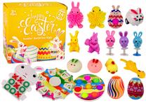Сенсорная сжимаемая игрушка, набор Lean Toys Happy Easter Surprise Egg, многоцветный, 18 шт.