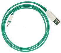 Vads TB USB 2.0 A male, Micro USB 2.0 B male, 1 m, zaļa krās.