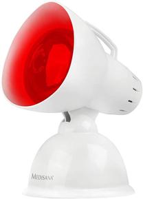 Infrasarkanā lampa Medisana IR 100, balta krās., 16.5 cm x 13.5 cm