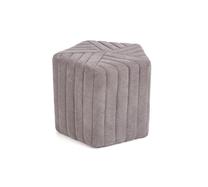 Pufas Hexa, pilka sp., 45 cm x 45 cm x 40 cm