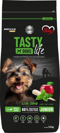 Сухой корм для собак Biofeed Tasty Life, баранина, 1.5 кг