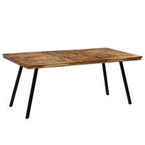 Stalas VLX 245415, ruda sp., 180 cm x 90 cm x 76 cm
