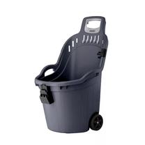 Aiakäru Stefanplast Helpy Cart, plastik, hall v., 50 l