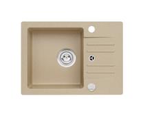 Кухонная мойка Alveus Foxtrot 1653055, гранит, 58 см x 42 см x 14 см, светло-коричневый цв.