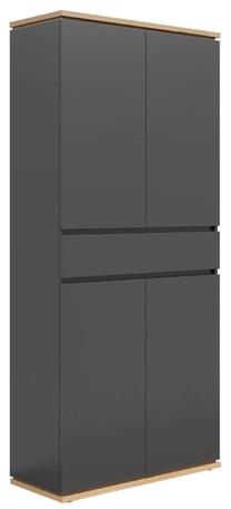 Spinta Yamael, grafito sp./artisan oak sp., 38 cm x 90 cm x 200 cm