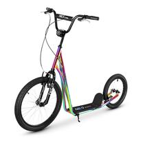 Детский самокат Nils Extreme WH10212, черный цв./многоцветный