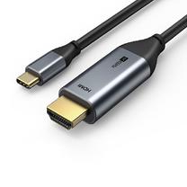 Kabelis Extra Digital CA913350 CA913350 USB Type-C, HDMI, 1.8 m, sudraba krās./melna krās.