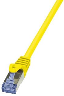 Провод Logilink CAT 6a S/FTP RJ-45 8P8C, RJ-45 8P8C, 7.5 м, желтый цв.