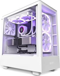 Kompiuterio korpusas NZXT H5 Elite, balta sp.