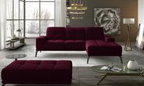 Baldų komplektas Torrense & Pouf Right Mat Velvet 68, vidaus, violetinė sp.