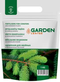 Trąšos visžaliams augalams, spygliuočiams Garden Center, granuliuotos, 1 kg