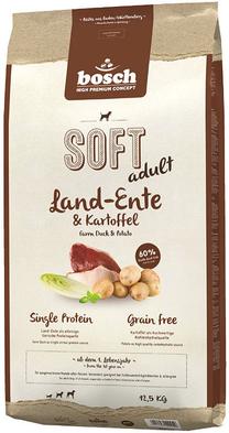 Sausas šunų maistas Bosch PetFood Soft Adult Farm-Duck & Potato, 2.5 kg