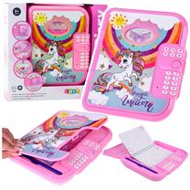 Набор для творчества, дневник, единорог Lean Toys Magic, розовый цв.