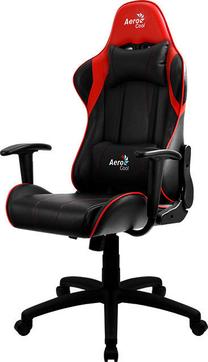 Spēļu krēsls AeroCool Air AC100, sarkana krās.