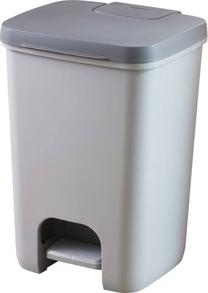 Šiukšliadėžė Curver Essentials, pilka sp., 40 l, 55 cm x 37.5 cm