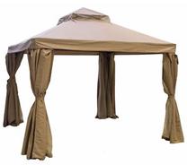 Lapene Home4you, 400 cm, gaiši brūna krās.