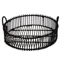 Serviravimo padėklas 4Living Hampton 111097, 38 cm x 12.5 cm, 38 cm, Ø 38 cm, Juoda sp.