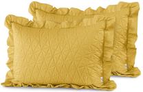 Pagalvės užvalkalas AmeliaHome Tilia, geltona, 70 cm x 50 cm