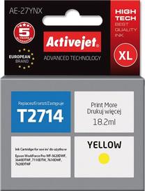 Rašalinio spausdintuvo kasetė ActiveJet Supreme AE-27YNX, geltona sp., 18 ml