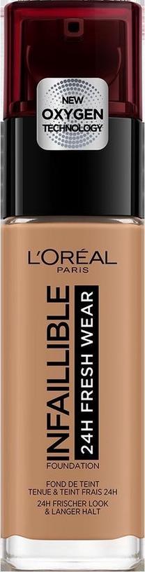 Skystas makiažo pagrindas L’Oréal Paris Infaillible 24h Fresh Wear, 320 caramel, 30 ml